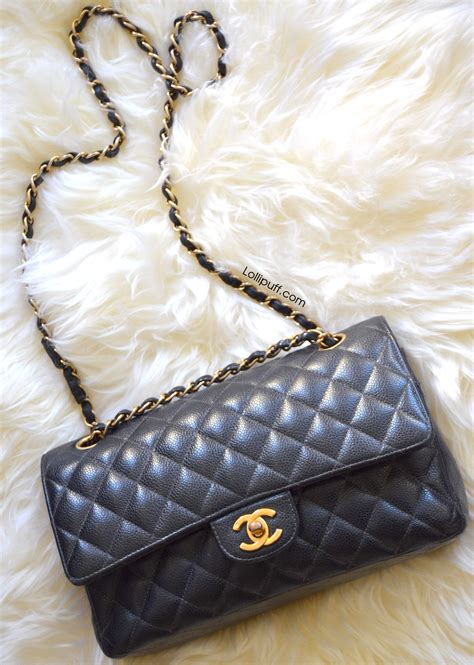 Chanel Caviar Classic Medium Double Flap Bag 